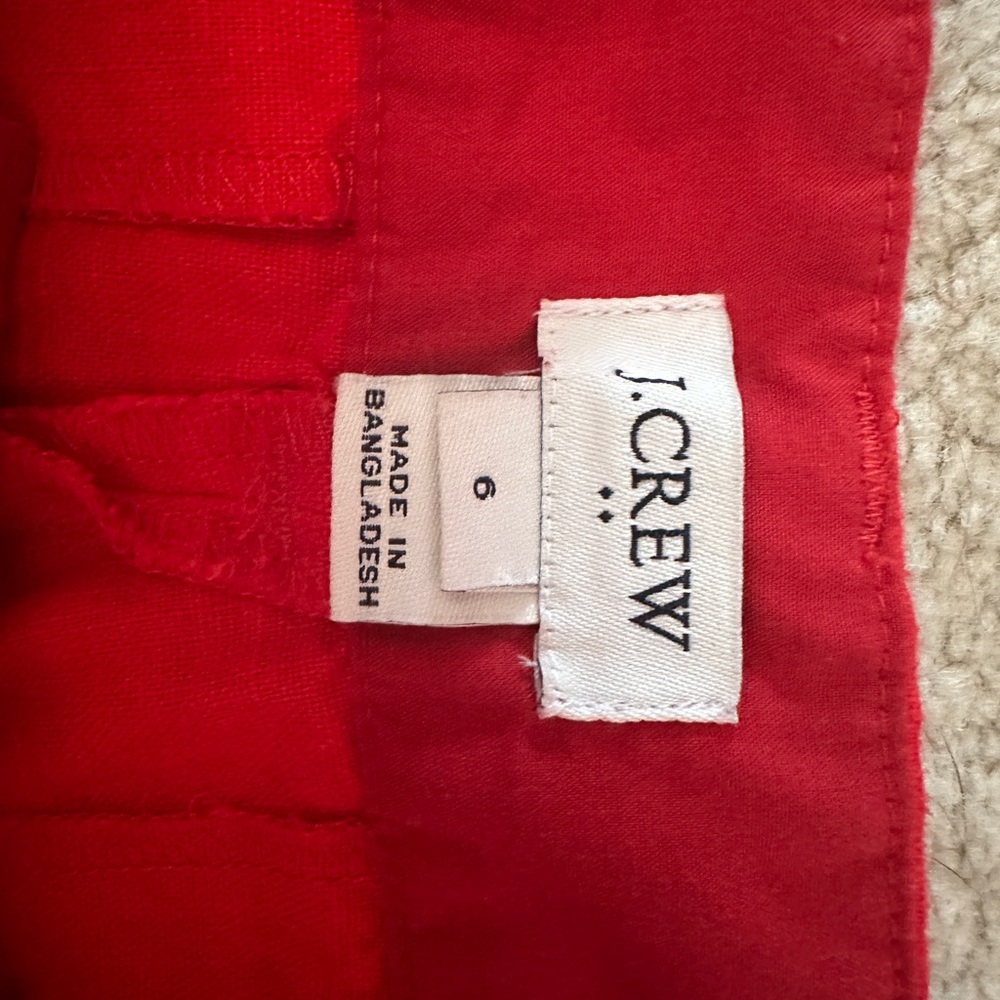 JCrew Scalloped Shorts, Sz 6